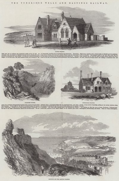 The Tunbridge Wells and Hastings Railway by Samuel Read