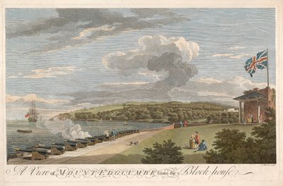 A View of Mount Edgcumbe from the Block House, pub. 1755 by Samuel Scott