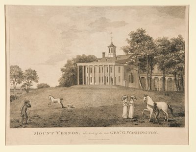Mount Vernon, The Seat of the Late General Washington by Samuel Seymour