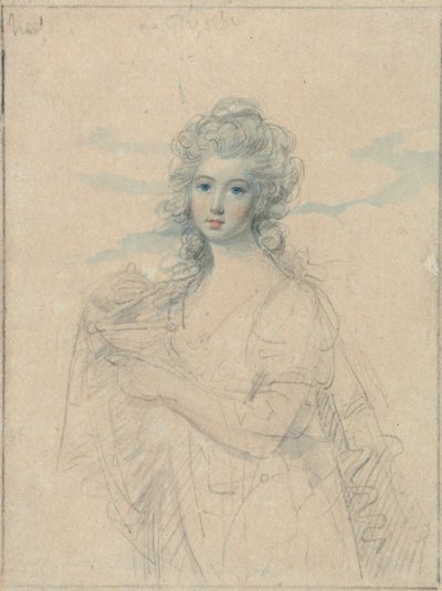 Portrait of a Young Woman as Psyche by Samuel Shelley