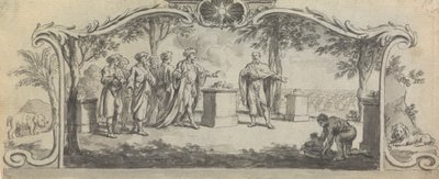 Design for a Book Illustration: A Sacrifice before a Battle by Samuel Wale