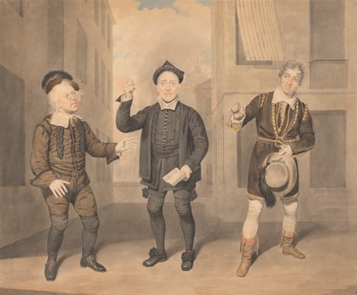 A Scene from a Play - Three Actors by Samuel de Wilde