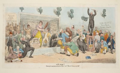 Plate from The Satirist, published 1st March, 1808 by Samuel de Wilde