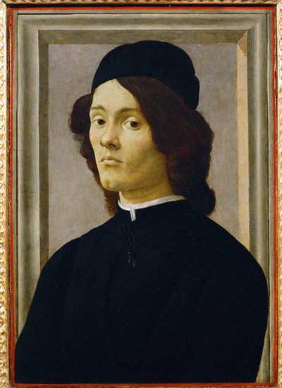 Portrait of a Young Man by Sandro (1444/5-1510) Botticelli