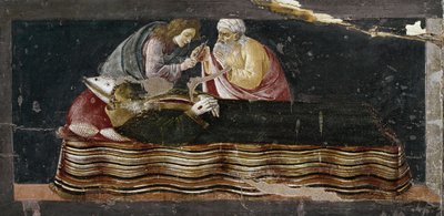 The extraction of the heart of St Ignatius (detail) by Sandro Botticelli