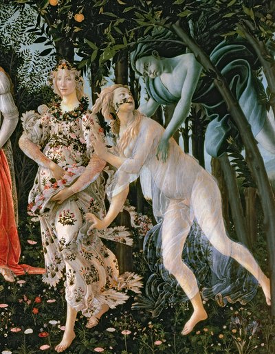 Primavera (detail) by Sandro Botticelli