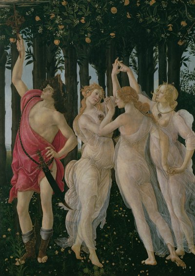 Primavera (detail) by Sandro Botticelli