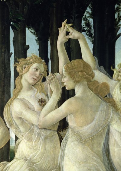 Primavera (detail) by Sandro Botticelli