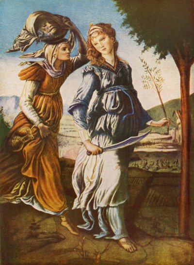 Judith and her servant with the head of Holofernes by Sandro Botticelli