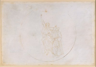 The Divine Comedy, Paradiso X. Ascent to the Fourth Planetary Sphere (Heaven of the Sun): The Light of Thomas Aquinas Introduces Dante to the Heaven of the Wise by Sandro Botticelli