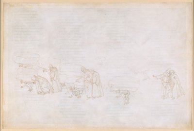 The Divine Comedy, Purgatorio XI. First Ring of Purgatory: Penance of Fame-Seeking Knights and Artists by Sandro Botticelli