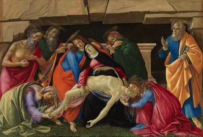 Lamentation over the Dead Christ by Sandro Botticelli