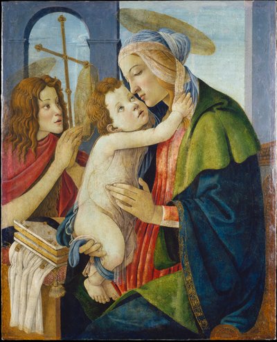 Madonna and Child with the Infant Saint John by Sandro Botticelli