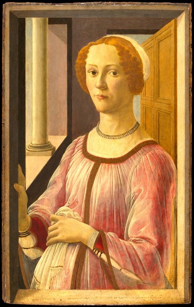 Portrait of Smeralda Bandinelli by Sandro Botticelli