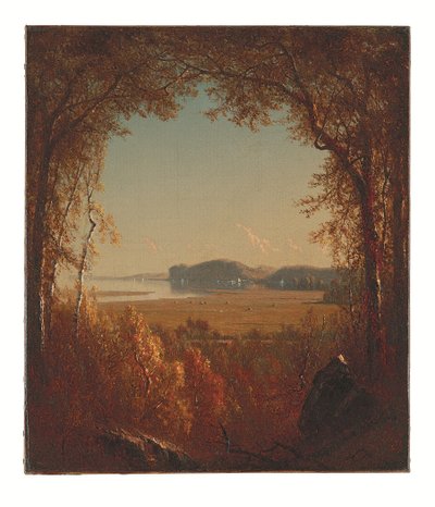 Hook Mountain near Nyack, New York by Sanford Robinson Gifford