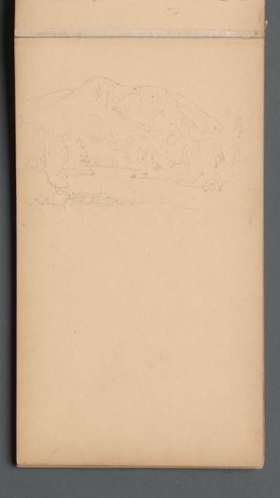 Sketchbook, page 08: Carter Mountain by Sanford Robinson Gifford
