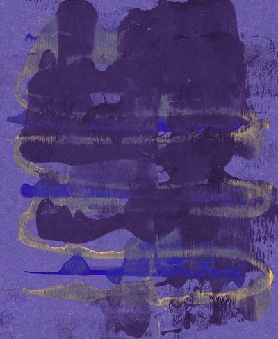 Deep Violet Abstract by Santhosh ch