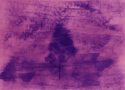 Dreamy Purple Landscape by Santhosh ch