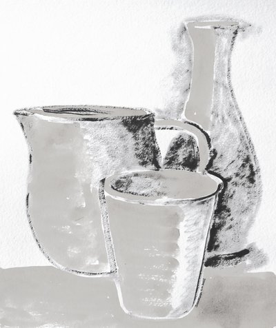 Monochrome Still Life Sketch by Santhosh ch