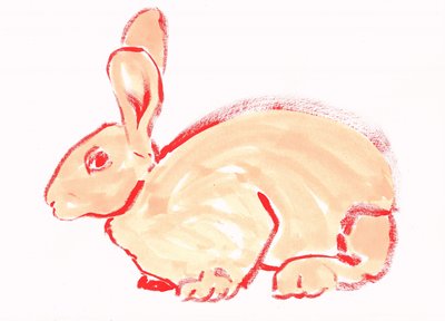 Sweet Orange Bunny by Santhosh ch