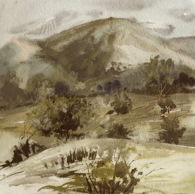 Tranquil Country Hills by Santhosh ch