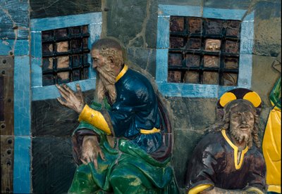 The Seven Works of Mercy, Visiting the Prisoners by Santi Buglioni