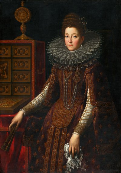 Portrait of Mary of Medici by Santi di Tito