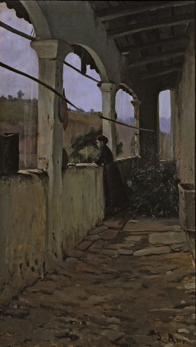 Rainy Afternoon by Santiago Rusinol i Prats