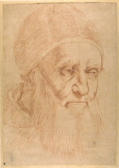 Pope Julius II, after a cartoon by Raphael by Sanzio of Urbino (follower of) Raphael