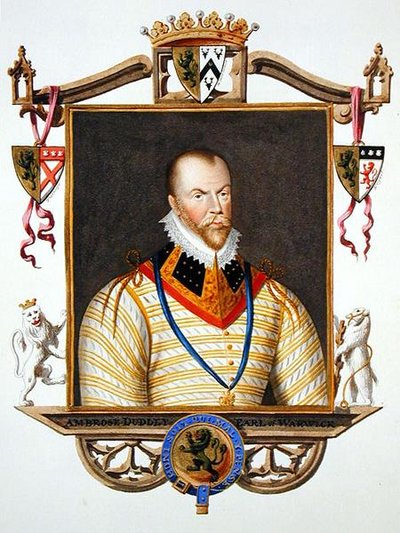 Portrait of Ambrose Dudley, 1st Earl of Warwick from 