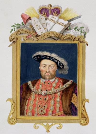 Portrait of Henry VIII as Defender of the Faith by Sarah Countess of Essex