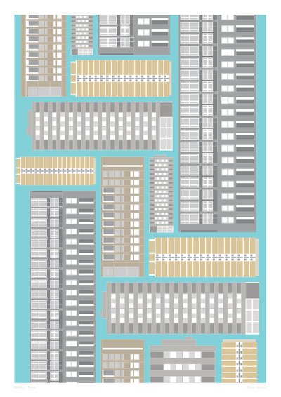 Modern Block, 2014 by Sarah Evans