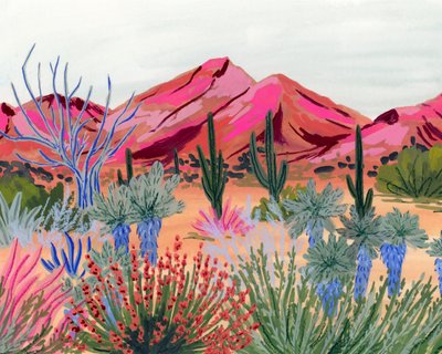 Colorful Desert Vista by Sarah Gesek