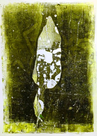 Abstract Leaf by Sarah Thompson Engels