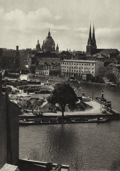 Berlin: View of the Spree and the Muhlendamm by Sasha Stone