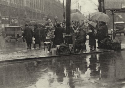 Berlin: Flower Sellers on the Potsdamer Platz by Sasha Stone