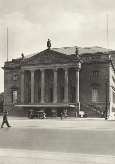 Berlin: Opernhaus; Opera House by Sasha Stone