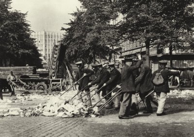 Berlin: Street Sweepers on the Wittenberg Platz by Sasha Stone