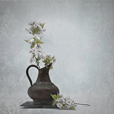 Rustic Flower Pitcher by Saskia Dingemans