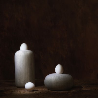 Serene Egg Forms by Saskia Dingemans