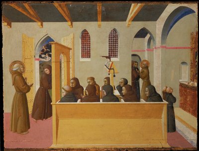 The Damnation of the Soul of the Miser from Citerna by Sassetta (c.1392-1450)