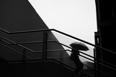 Urban Umbrella Walk by Satoshi Hata