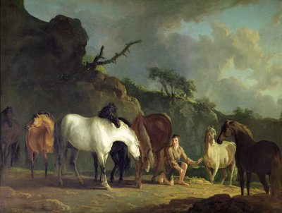 Gulliver Reprimanded and Silenced by His Master When Describing the Horrors of War by Sawrey Gilpin