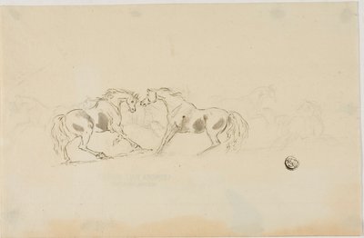 Horses Fighting by Sawrey Gilpin