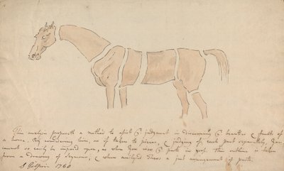 Parts of the Properly Proportioned Horse by Sawrey Gilpin