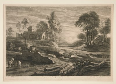 Landscape with a Draw-Well by Schelte Adams Bolswert