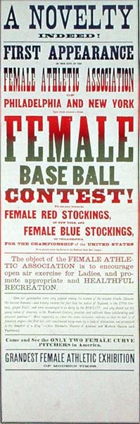 Poster advertising a women