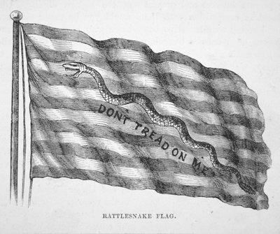 The American Naval Flag, as Flown by John Paul Jones by School American