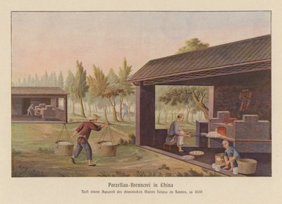 Making porcelain in China by School Chinese