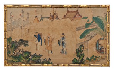 One of Twenty-Four Scenes from Dream of the Red Chamber by School Chinese